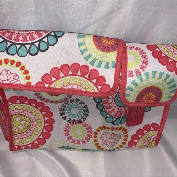 Thirty-one pack ‘n pull organizer Medium sized tote bag citrus medallion - Picture 3 of 7